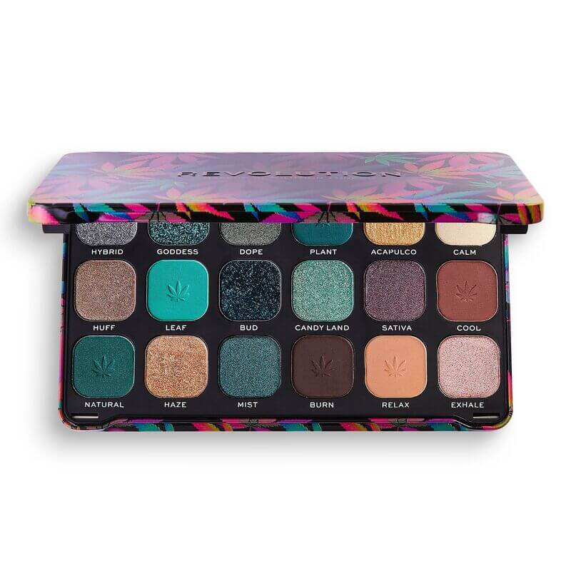 Revolution Forever Flawless Chilled with Cannabis Sativa Eyeshadow Palette