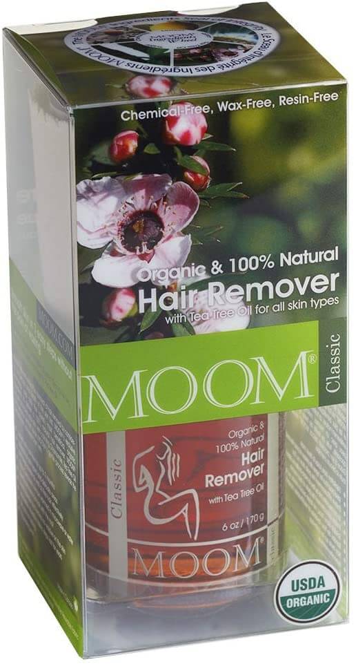 MOOM 100% Organic and Natural Tea Tree Hair Removal Kit