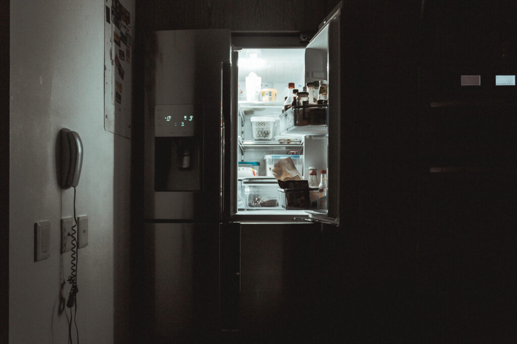 skincare fridge tour