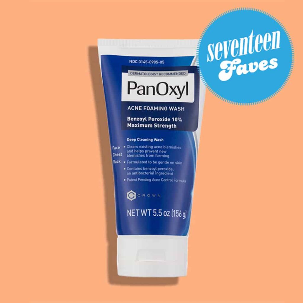PanOxyl Acne Foaming Wash Benzoyl Peroxide for acne