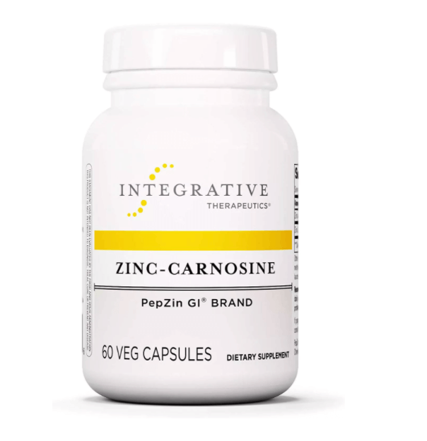 Integrative Therapeutics Zinc-Carnosine capsules vitamins for acne