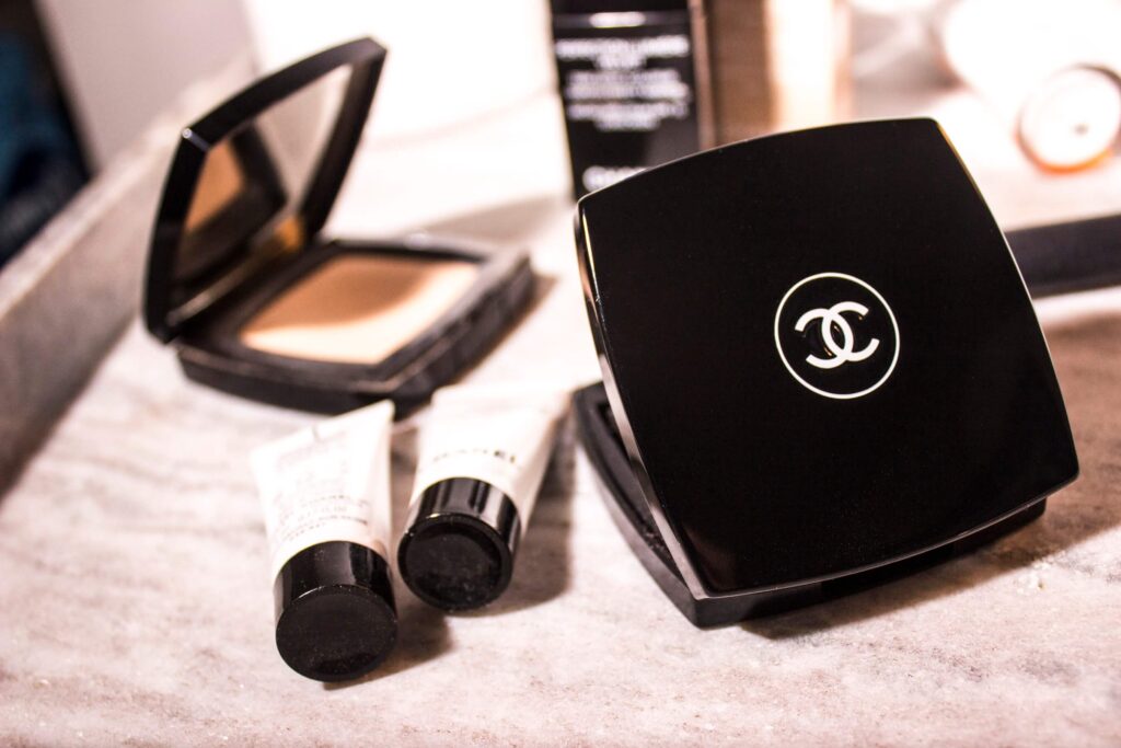 Chanel powder foundation makeup compacts