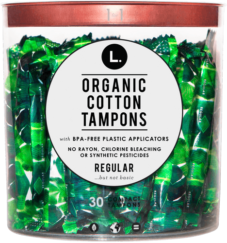 L. Organic Regular Cotton Tampons