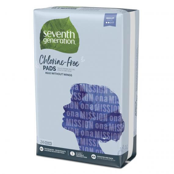 Seventh Generation Chlorine-Free Organic Pads