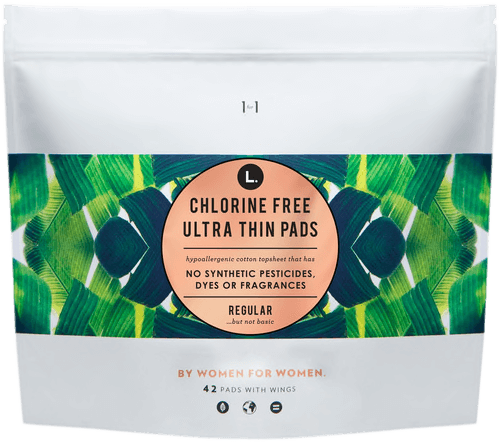 L. Chlorine Free Ultra Thin Organic Pads