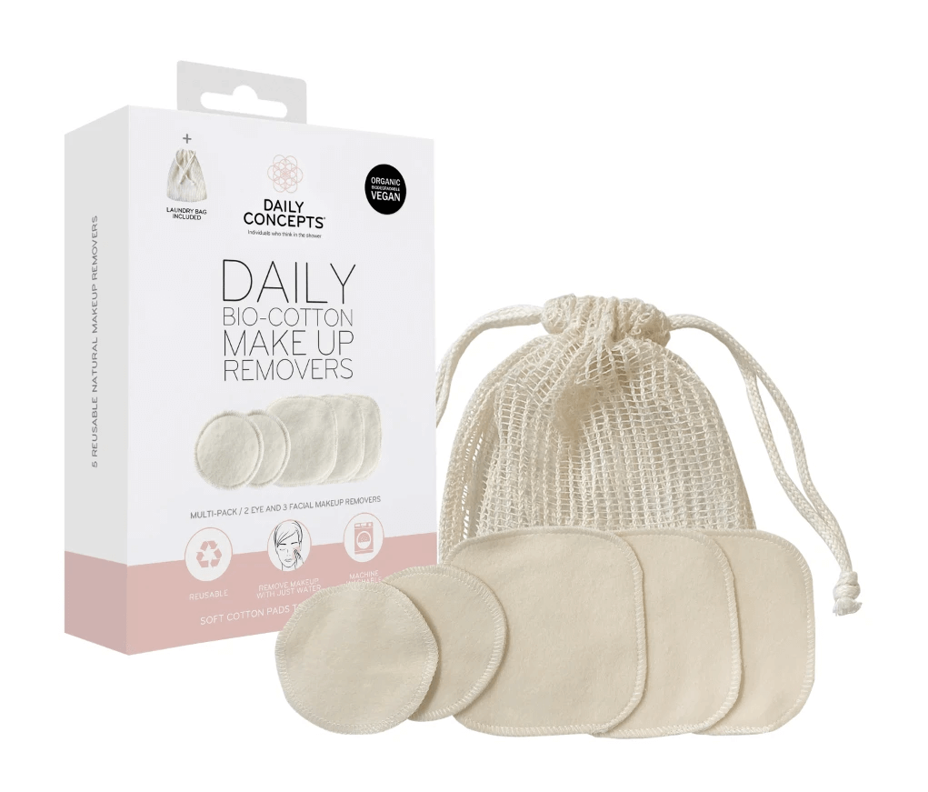 Daily Concepts Daily Bio-Cotton Makeup Remover soft cotton pads