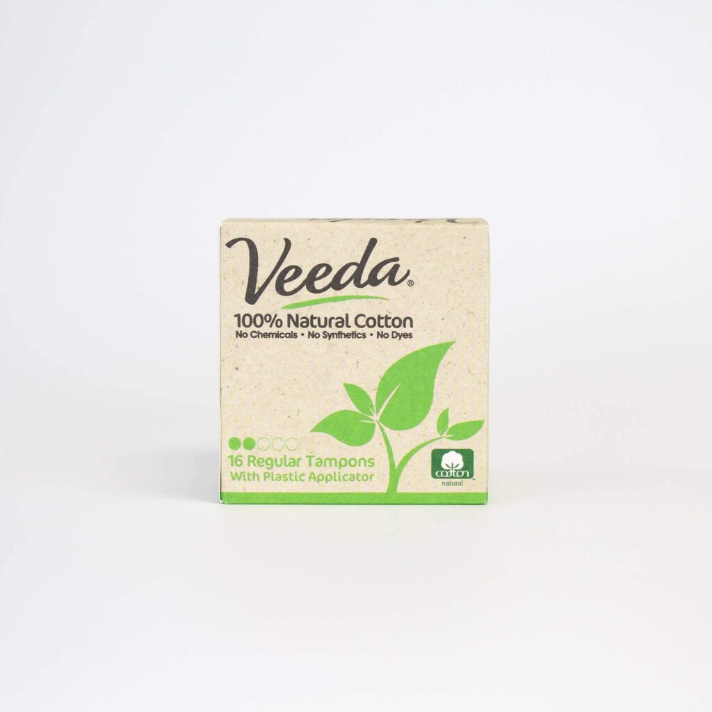 Veeda 100% Natural Cotton Tampons