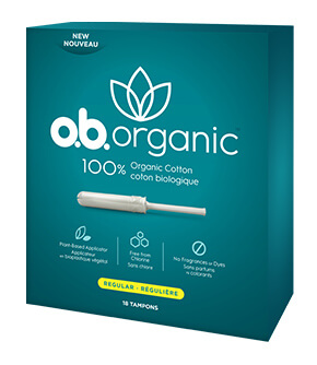 Ob Organic Regular Cotton Tampons