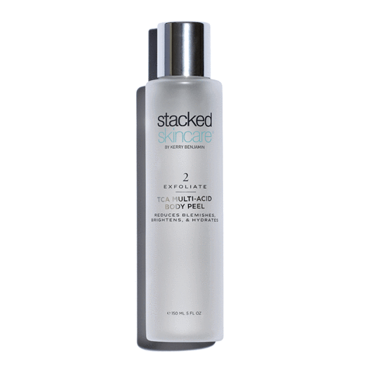 StackedSkincare TCA Lactic & Glycolic Body Peel at home chemical peel