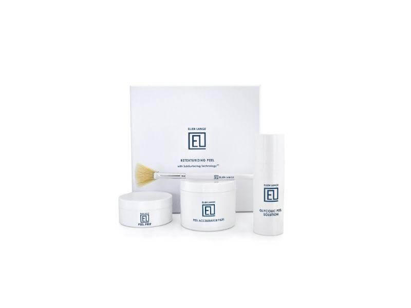 Ellen Lange Glycolic Chemical Facial Treatment Kit at home chemical peel