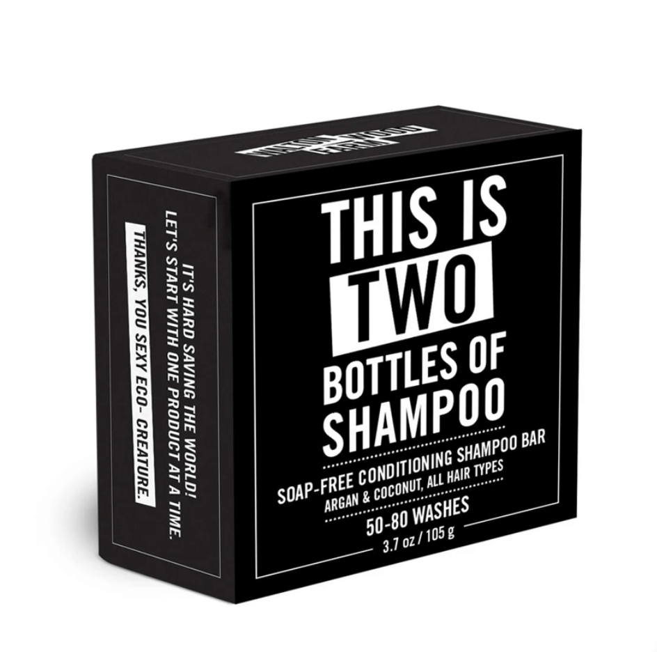 Wood Farm’s This is Two Bottles of Shampoo Bar