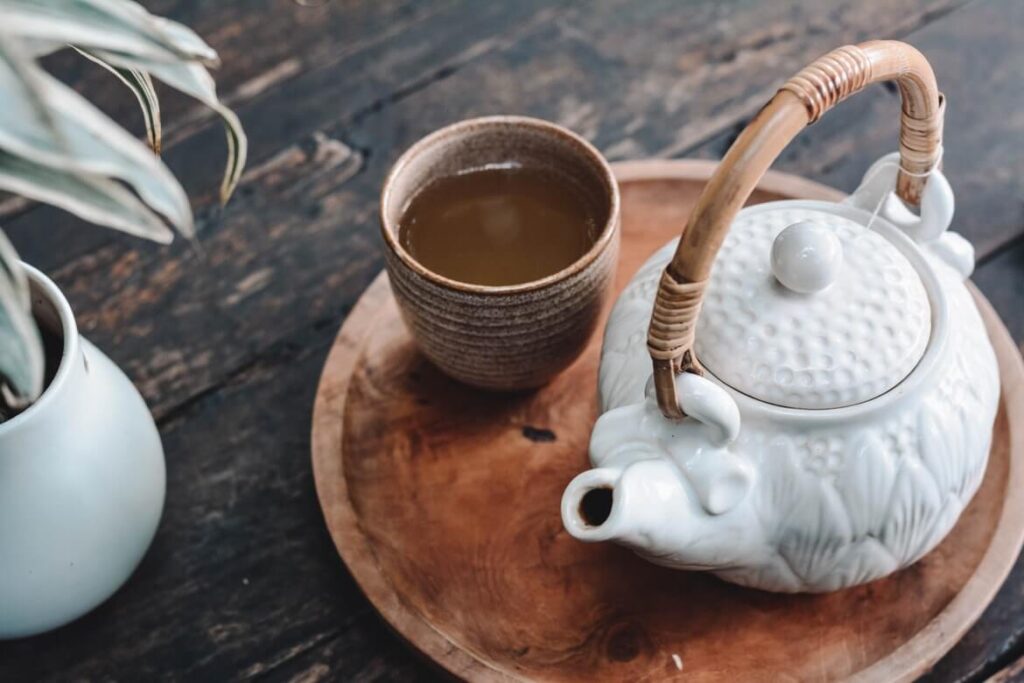 tea and a teapot