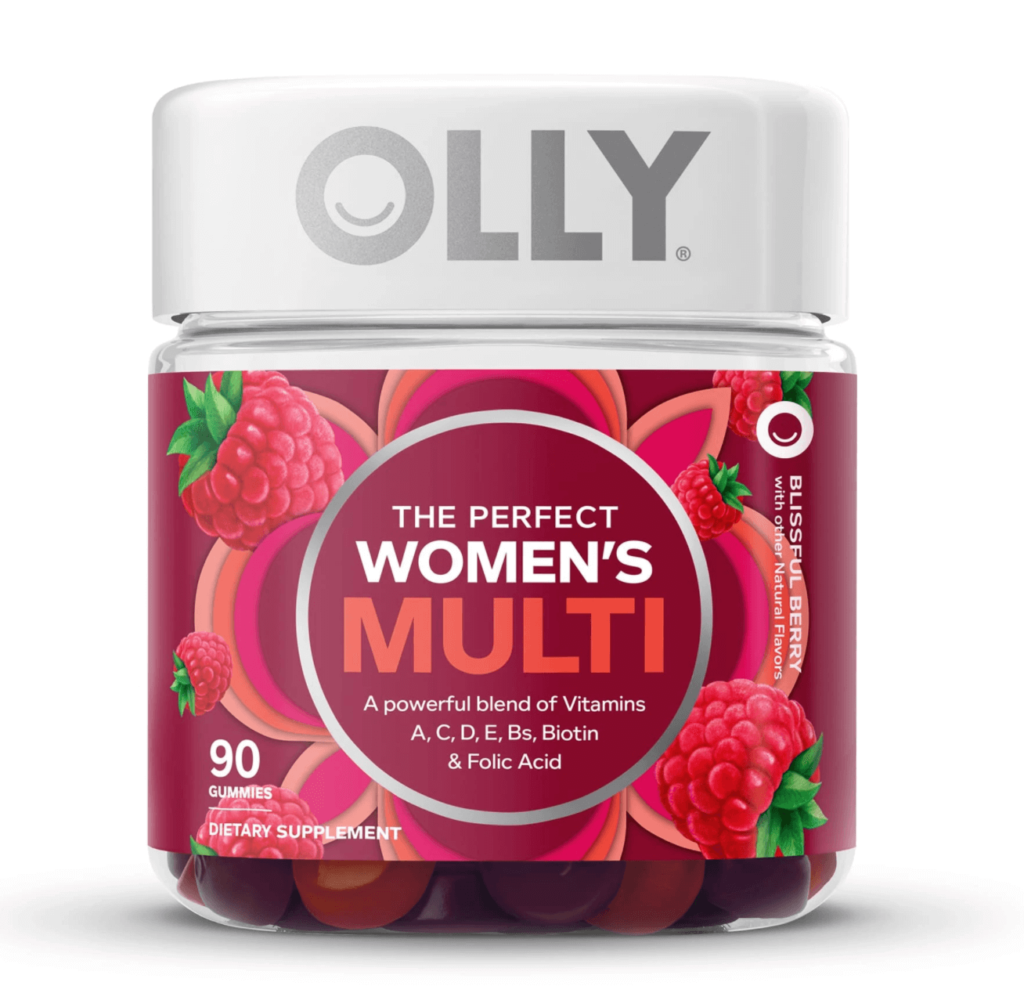 OLLY The Perfect Women’s Multi Vitamin Best Vitamins and Supplements for Skin