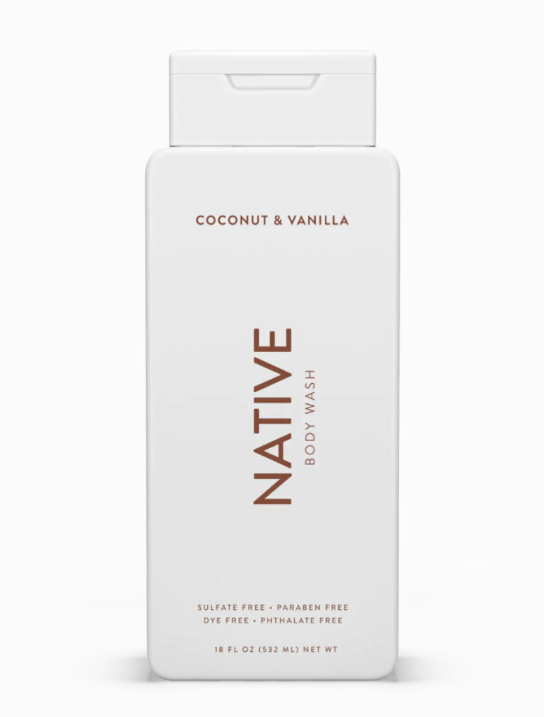 Native Body Wash Coconut and Vanilla